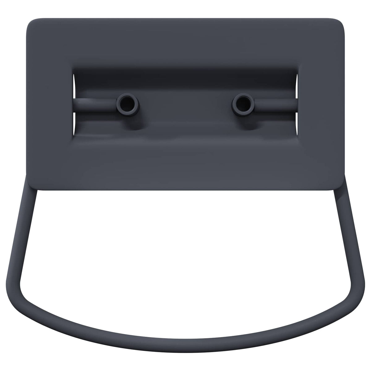 Skab Håndtag Antracit 85 x 45 mm Metal