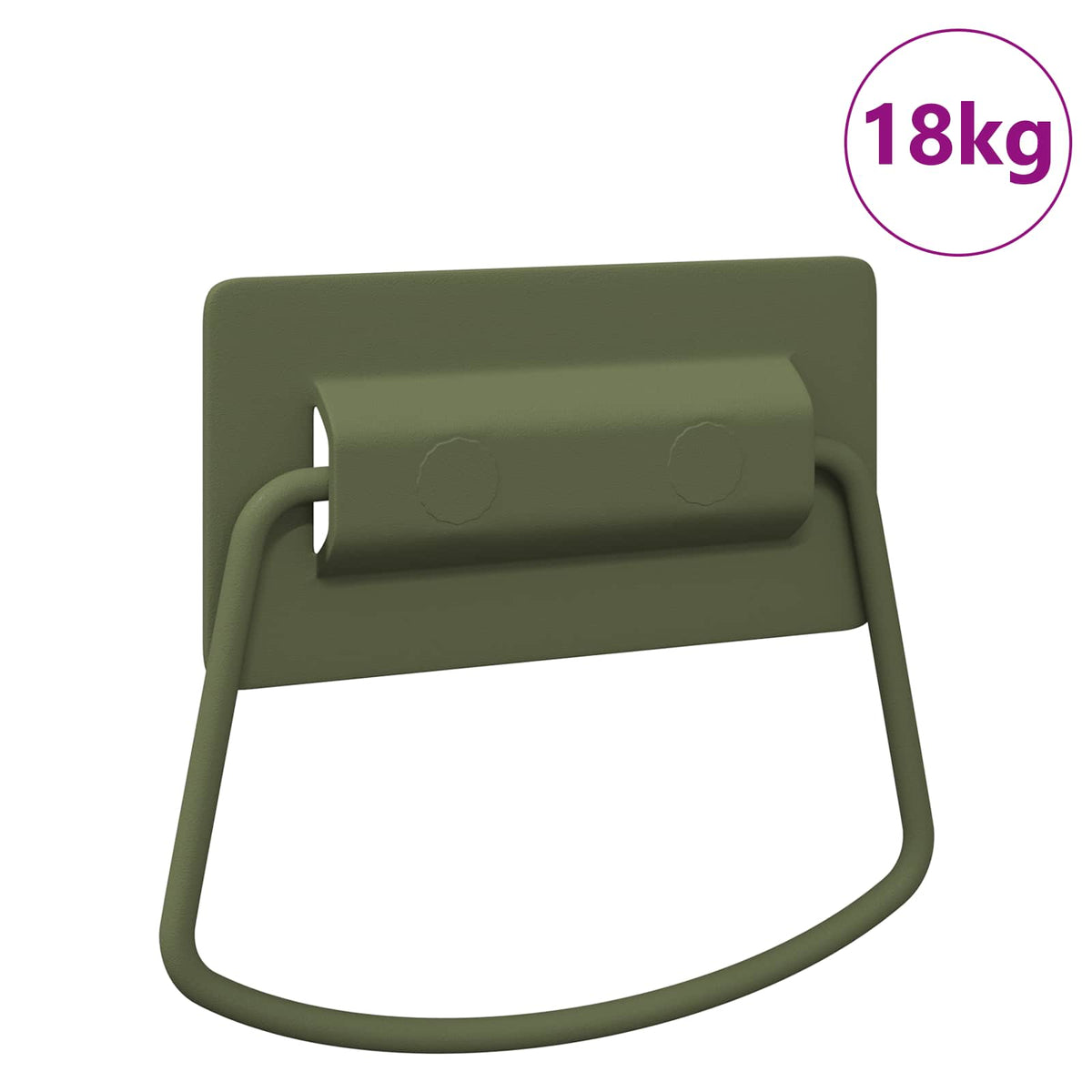 Skab Håndtag Oliven grøn 85 x 45 mm Metal