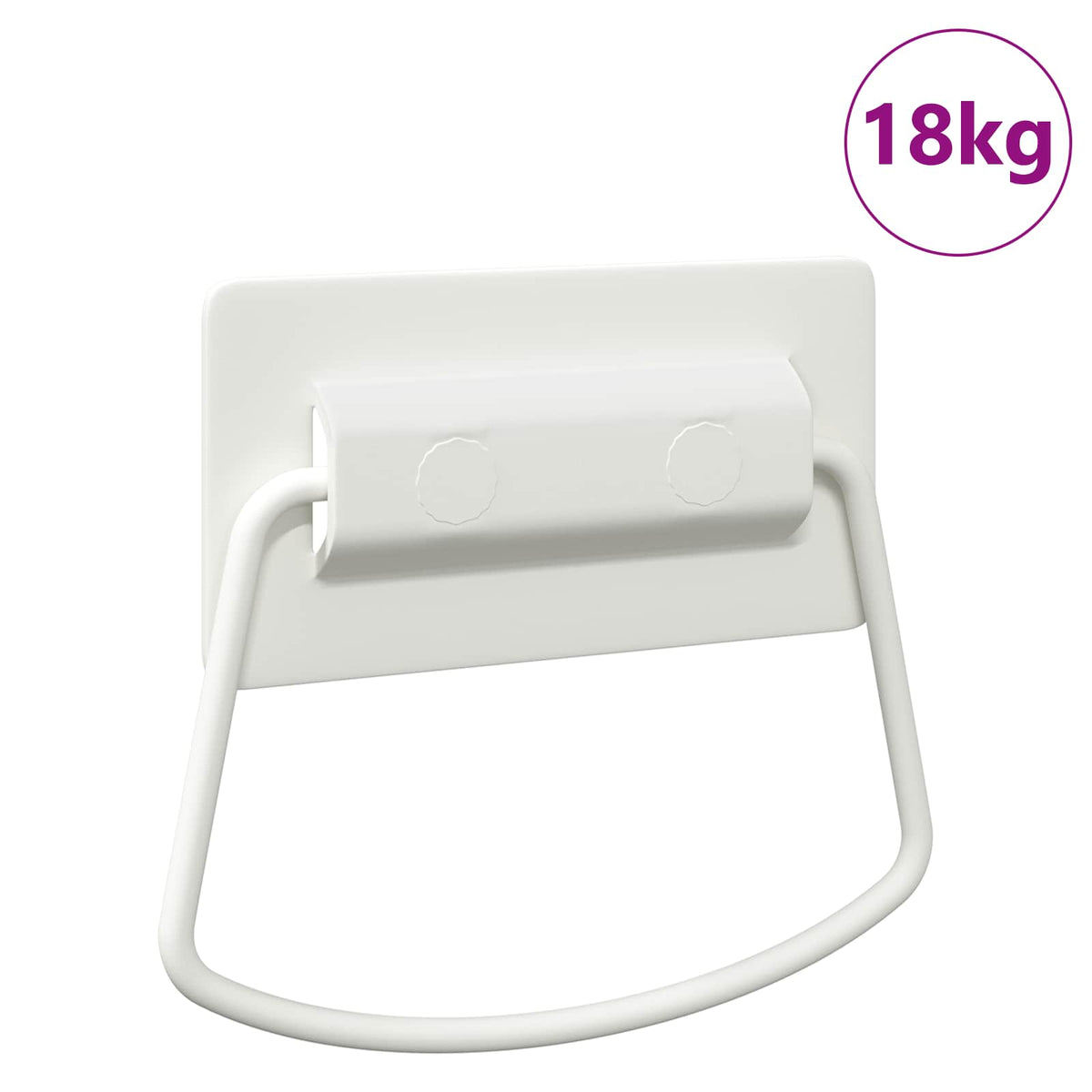 Skab Håndtag Hvid 85 x 45 mm Metal