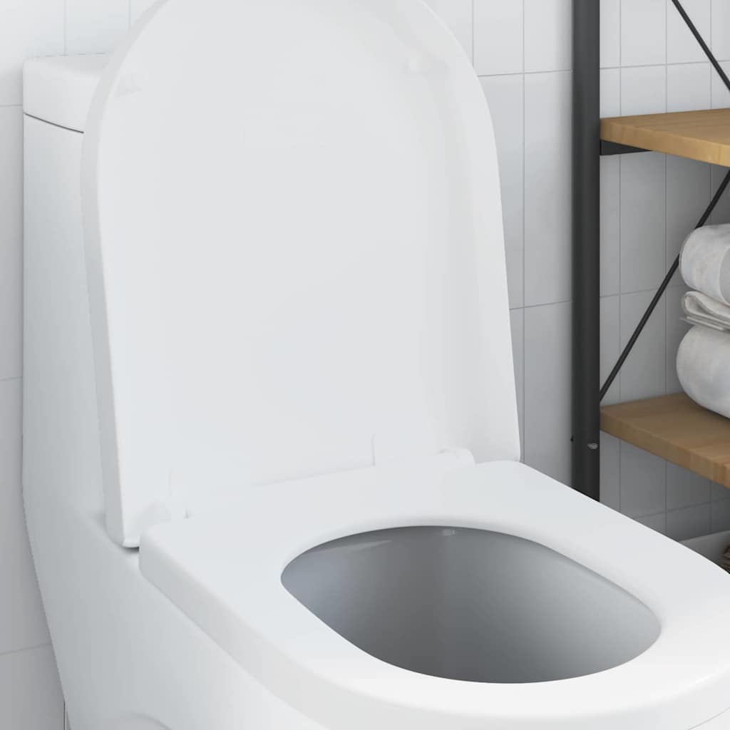 Toilet sæde Justerbar Hvid 48 x 36,5 x 4,5 cm Polypropylen