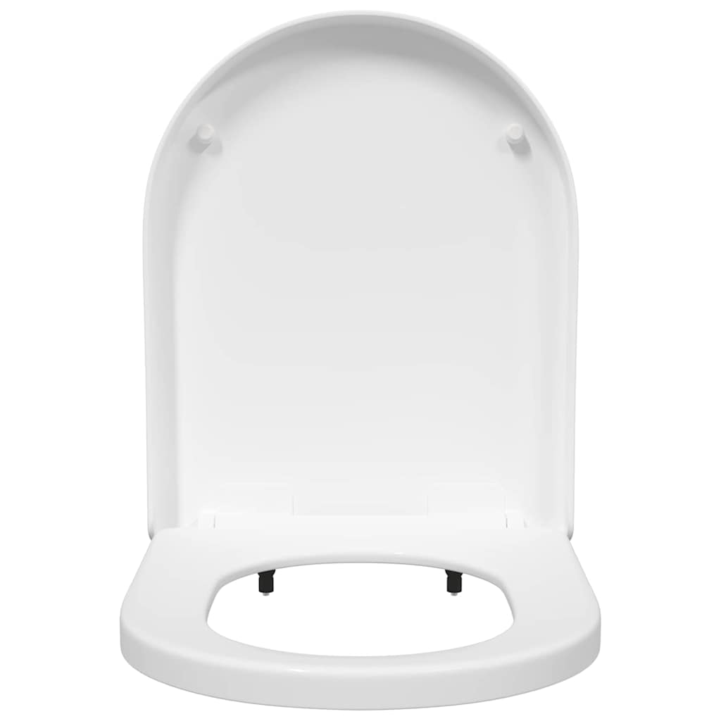 Toilet sæde Justerbar Hvid 48 x 36,5 x 4,5 cm Polypropylen