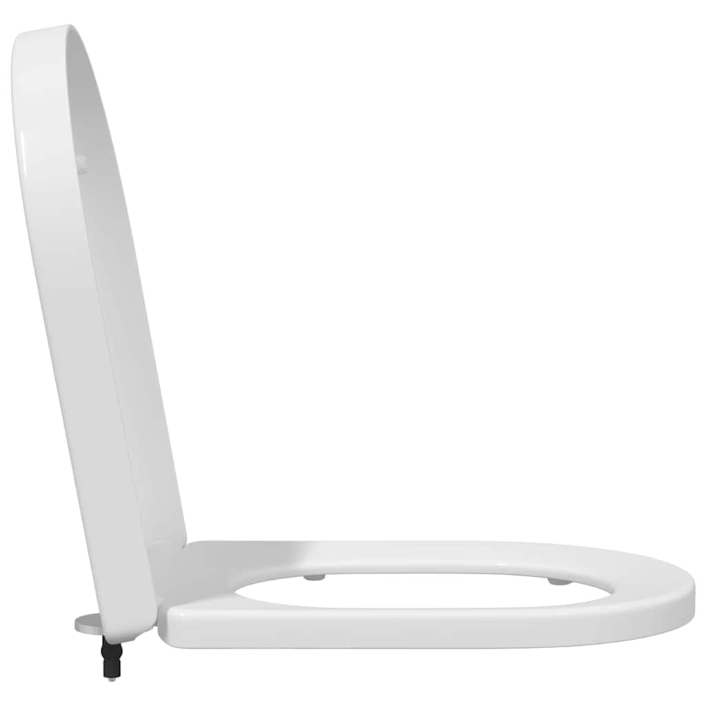 Toilet sæde Justerbar Hvid 48 x 36,5 x 4,5 cm Polypropylen