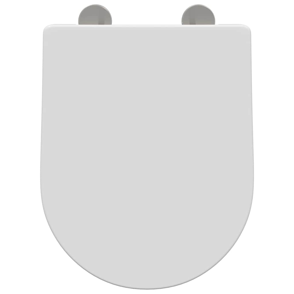 Toilet sæde Justerbar Hvid 48 x 36,5 x 4,5 cm Polypropylen