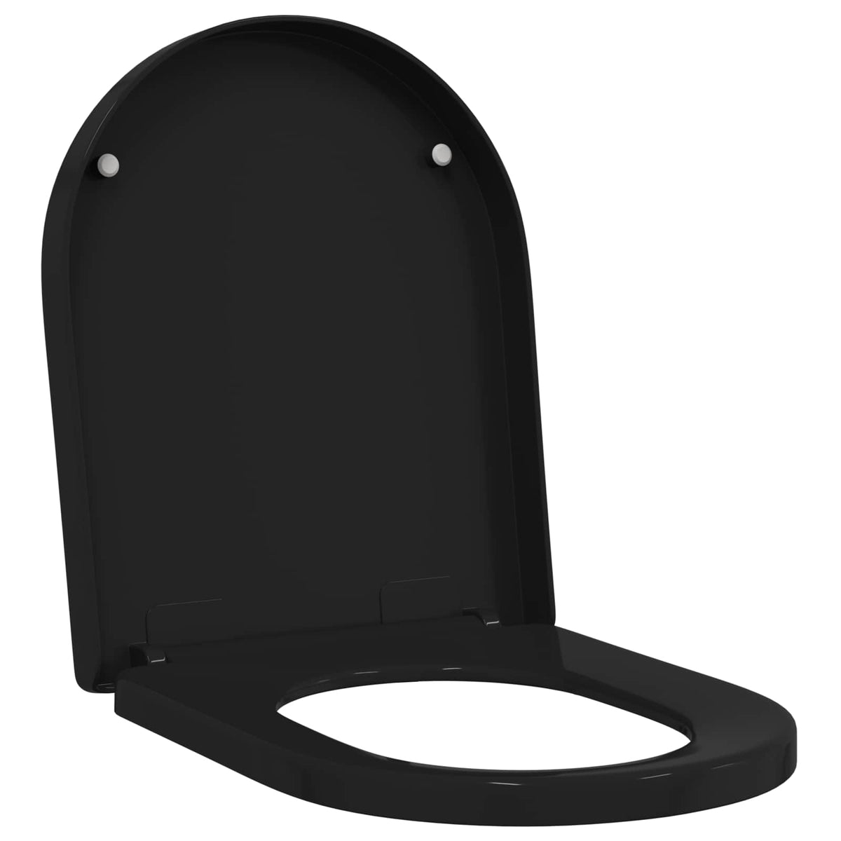 Toilet sæde Justerbar Sort 48 x 36,5 x 4,5 cm Polypropylen