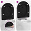 Toilet sæde Justerbar Sort 48 x 36,5 x 4,5 cm Polypropylen