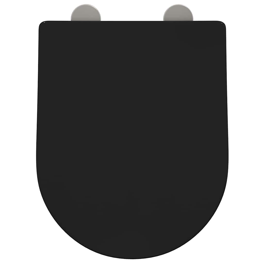 Toilet sæde Justerbar Sort 48 x 36,5 x 4,5 cm Polypropylen