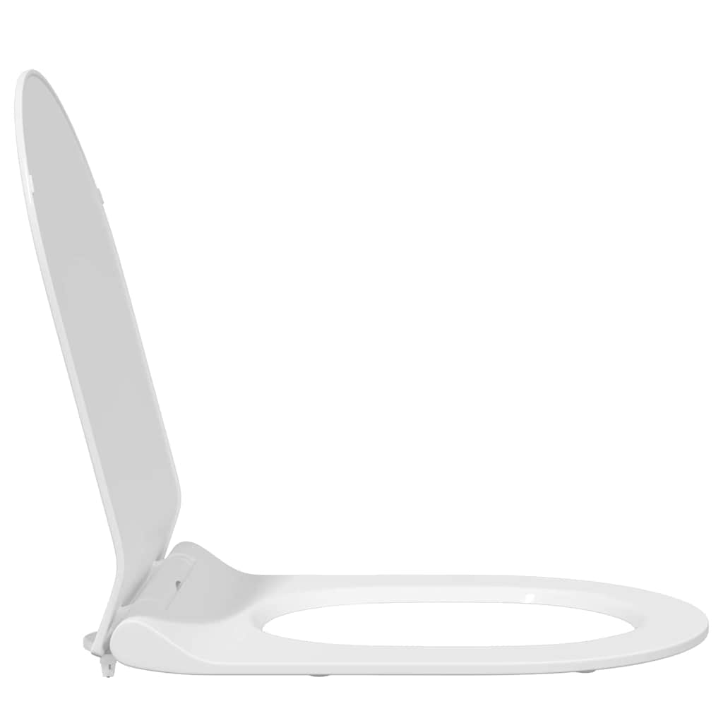 Toilet sæde Indstillelig Hvid 50 x 36,5 x 5 cm Polypropylen