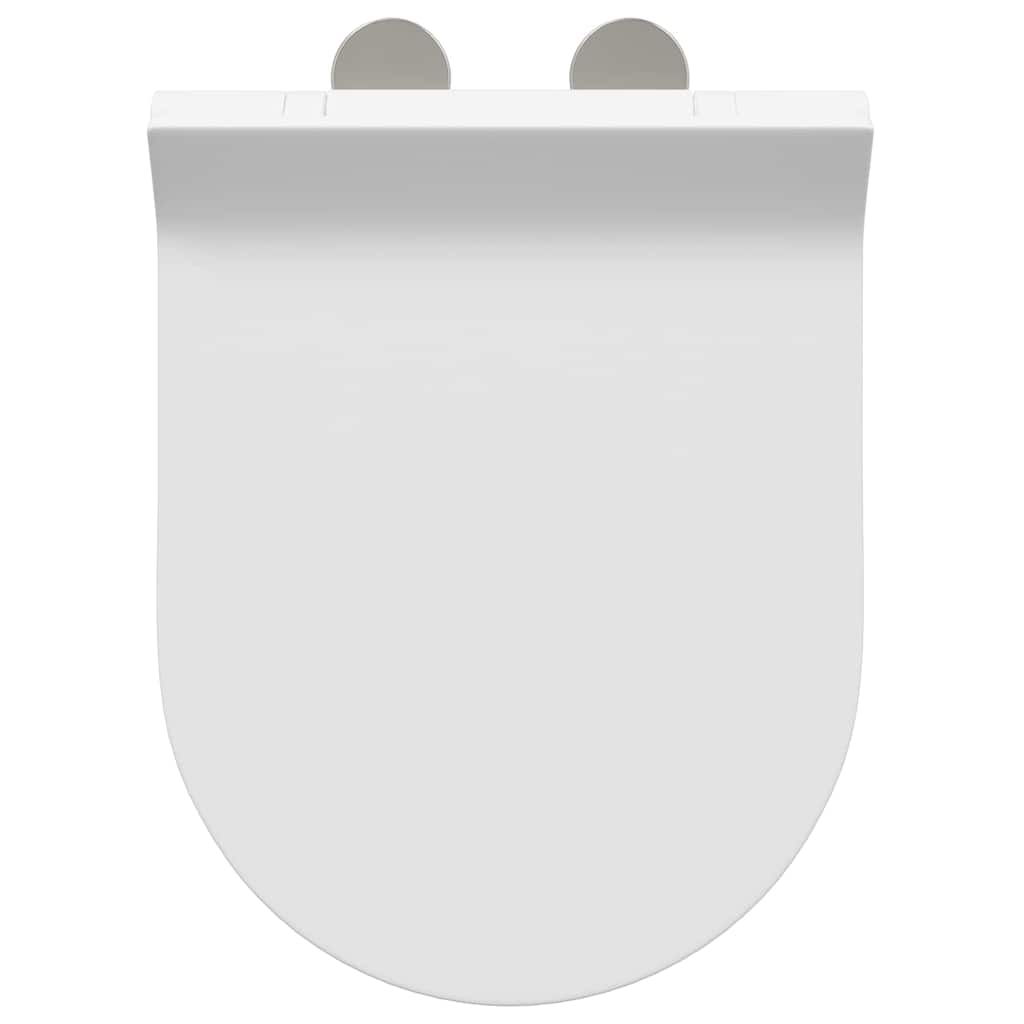 Toilet sæde Indstillelig Hvid 50 x 36,5 x 5 cm Polypropylen
