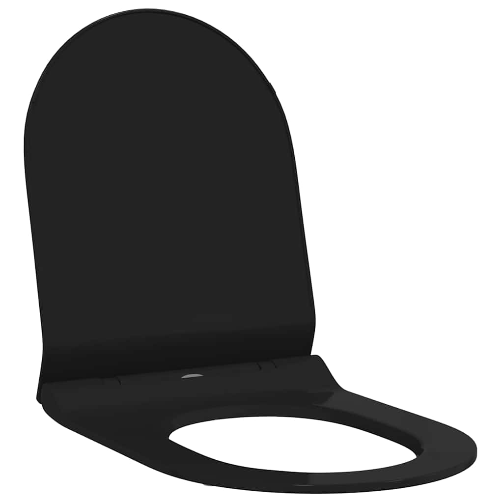 Toilet sæde Indstillelig Sort 50 x 36,5 x 5 cm Polypropylen