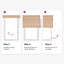 Persienner Eg Look 50 x 250 cm 35 mm Massivt Paulownia Træ