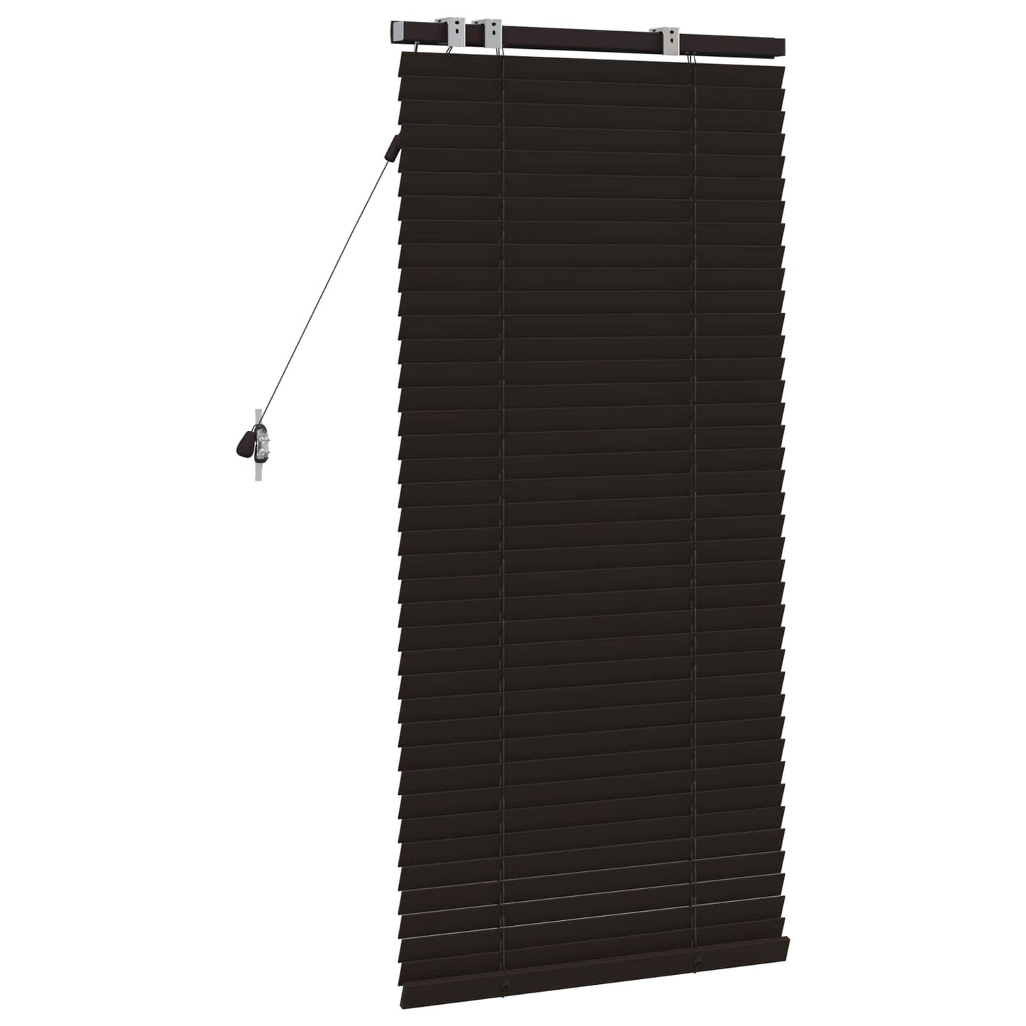 Persienner Mørk Brun 60 x 130 cm 35 mm Massivt Paulownia Træ