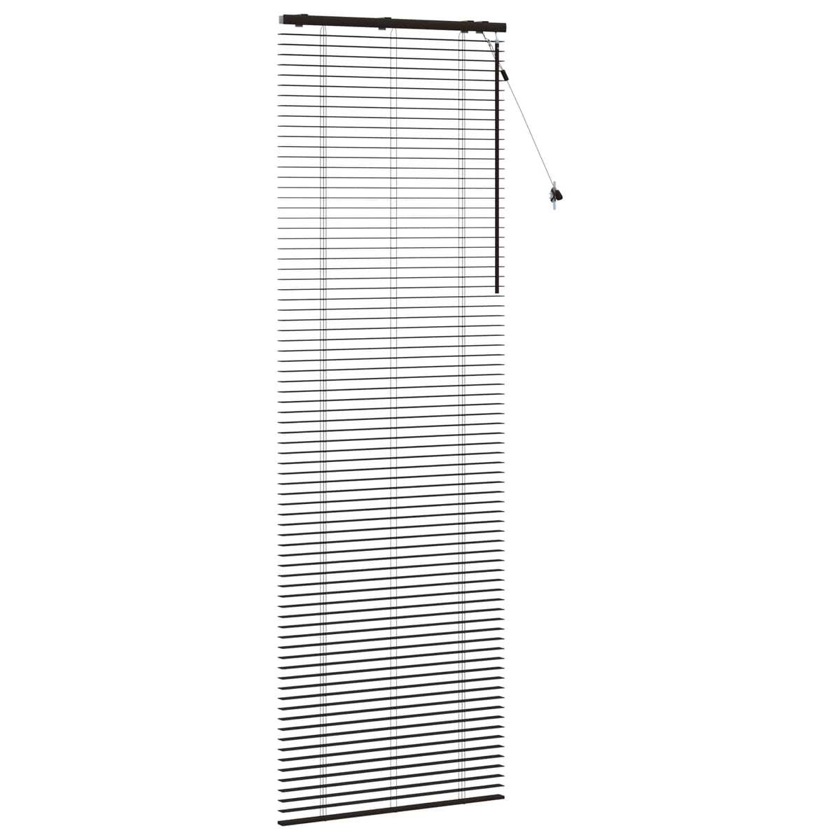 Persienner Mørk Brun 95 x 250 cm 35 mm Massivt Paulownia Træ