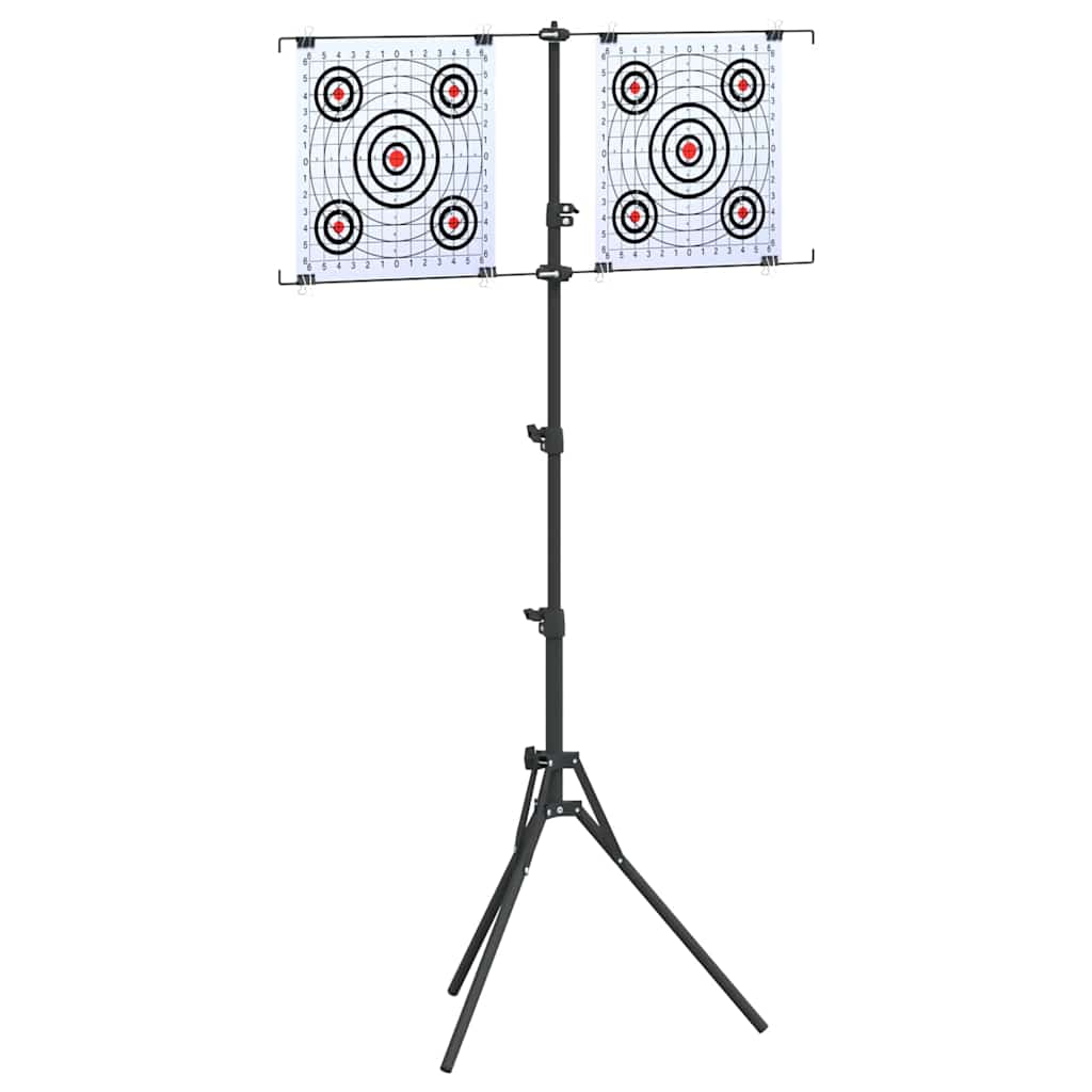 Målstativ Sort og Hvid 82,5 x 51 x 150 cm Metal