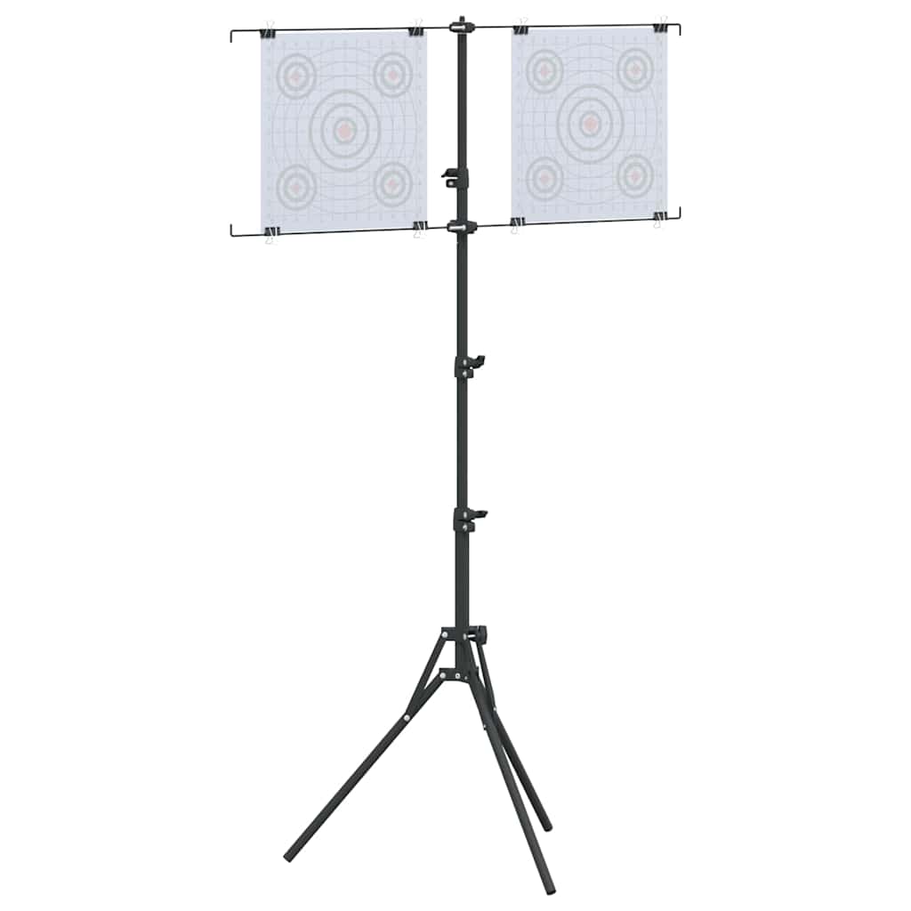 Målstativ Sort og Hvid 82,5 x 51 x 150 cm Metal
