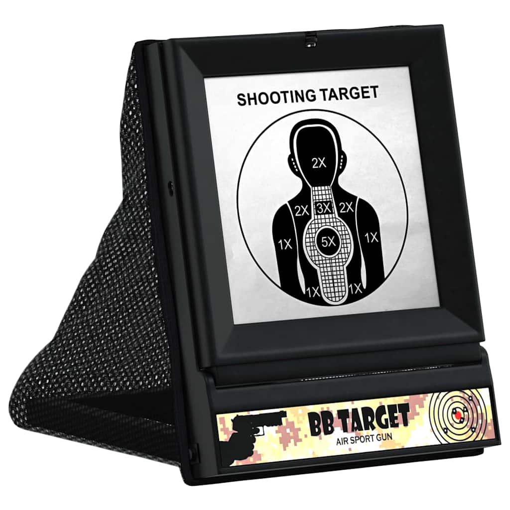 Airsoft Mål Sort 19 x 26 x 25 cm Plastik