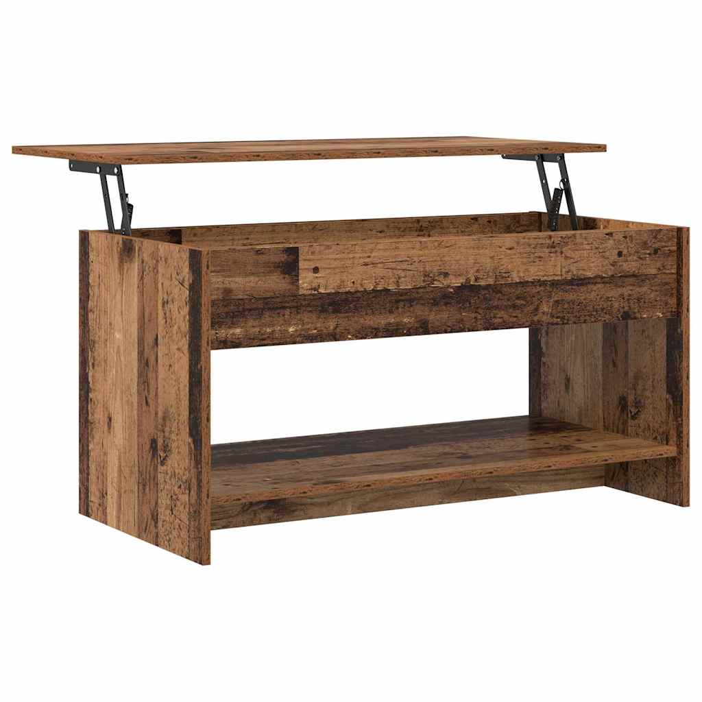 Sofabord Gammelt træ 80 x 50,5 x 41,5 cm Konstrueret træ