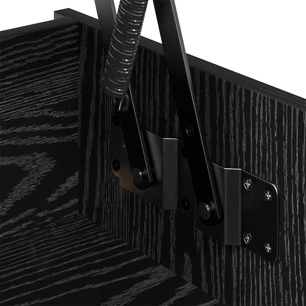Sofabord Sort eg 80 x 50,5 x 41,5 cm Konstrueret træ