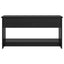 Sofabord Sort eg 80 x 50,5 x 41,5 cm Konstrueret træ