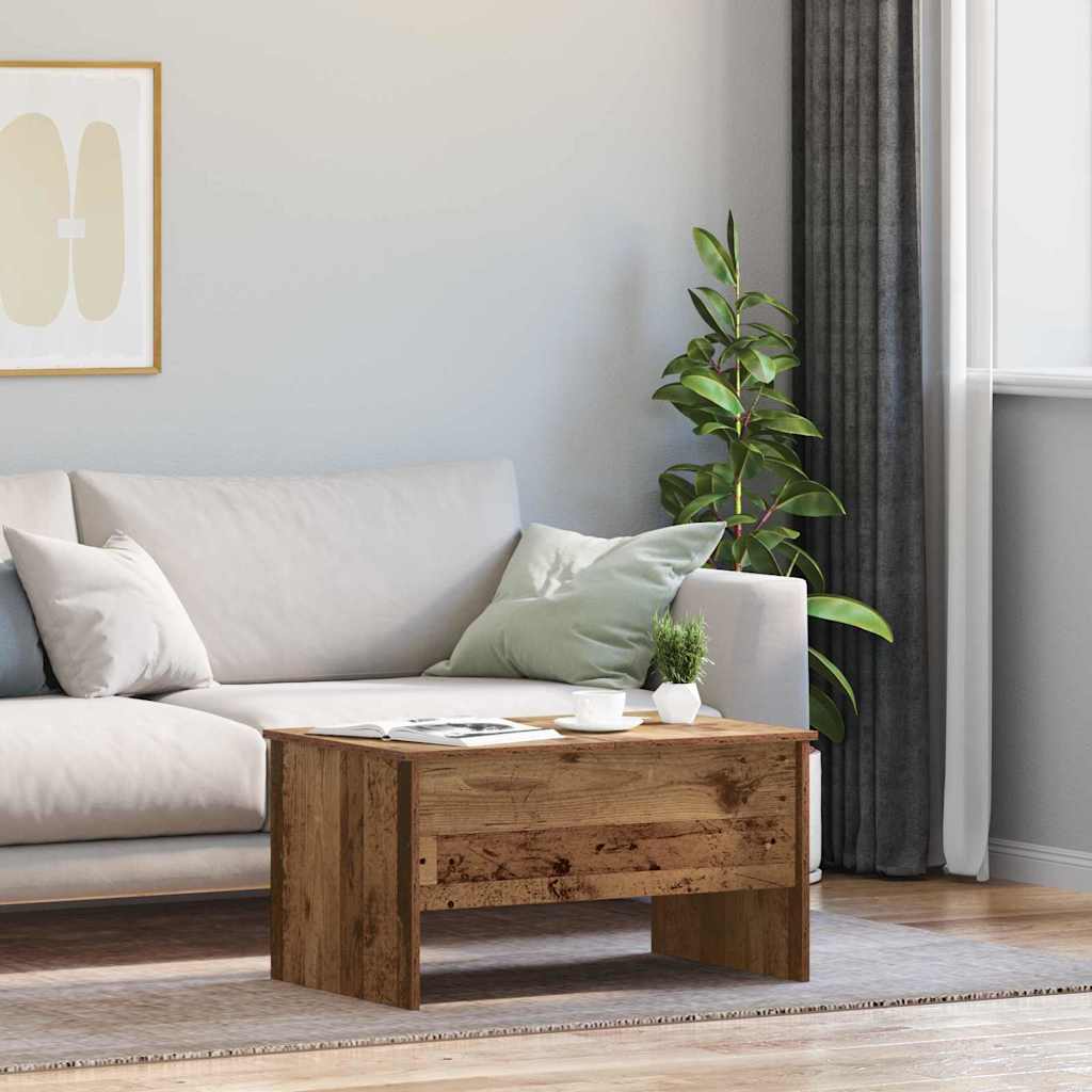 Sofabord Gammelt træ 102 x 50,5 x 46,5 cm Konstrueret træ