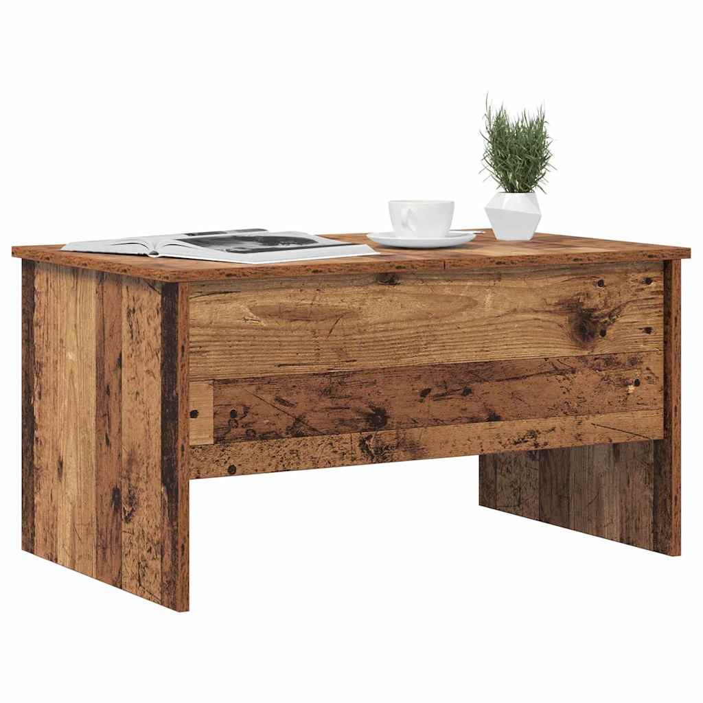 Sofabord Gammelt træ 102 x 50,5 x 46,5 cm Konstrueret træ