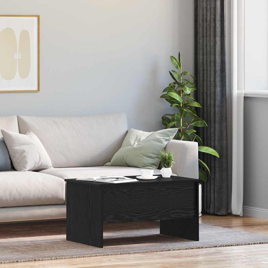 Sofabord Sort eg 102 x 50,5 x 46,5 cm Konstrueret træ