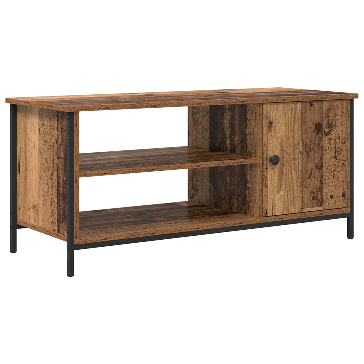 TV-skab 100 x 40 x 45 cm Gammelt træ Konstrueret træ