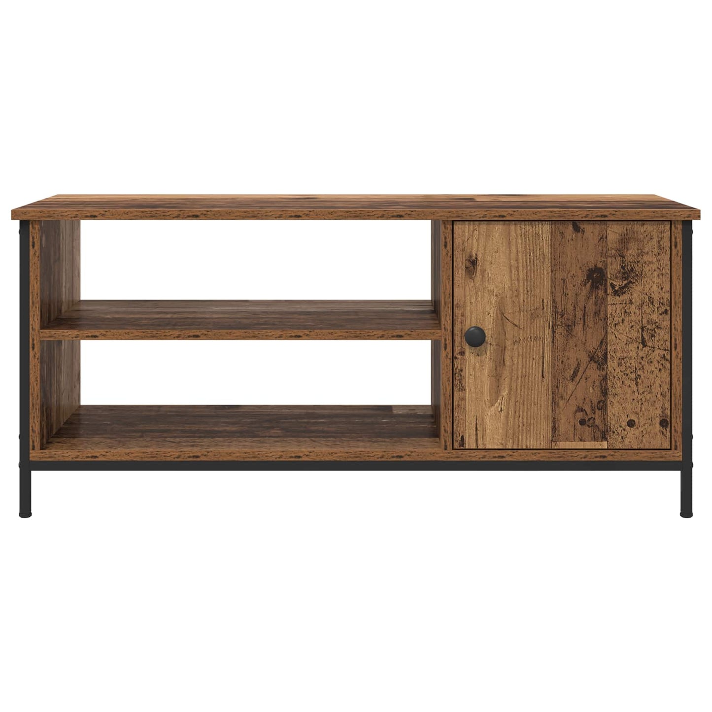 TV-skab 100 x 40 x 45 cm Gammelt træ Konstrueret træ
