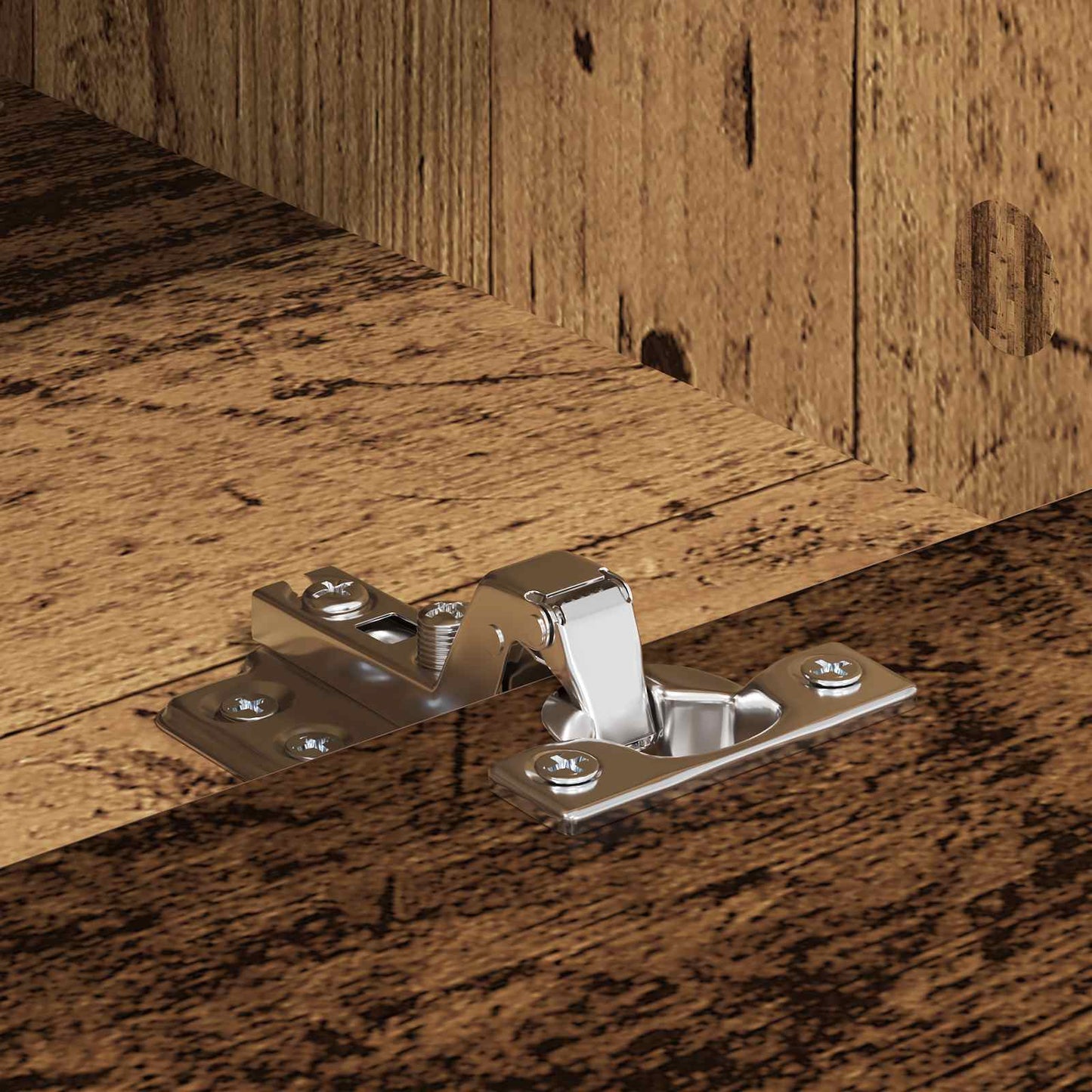 TV-skab 150 x 30 x 45 cm Gammelt træ Konstrueret træ