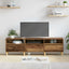 TV-skab 150 x 30 x 45 cm Gammelt træ Konstrueret træ