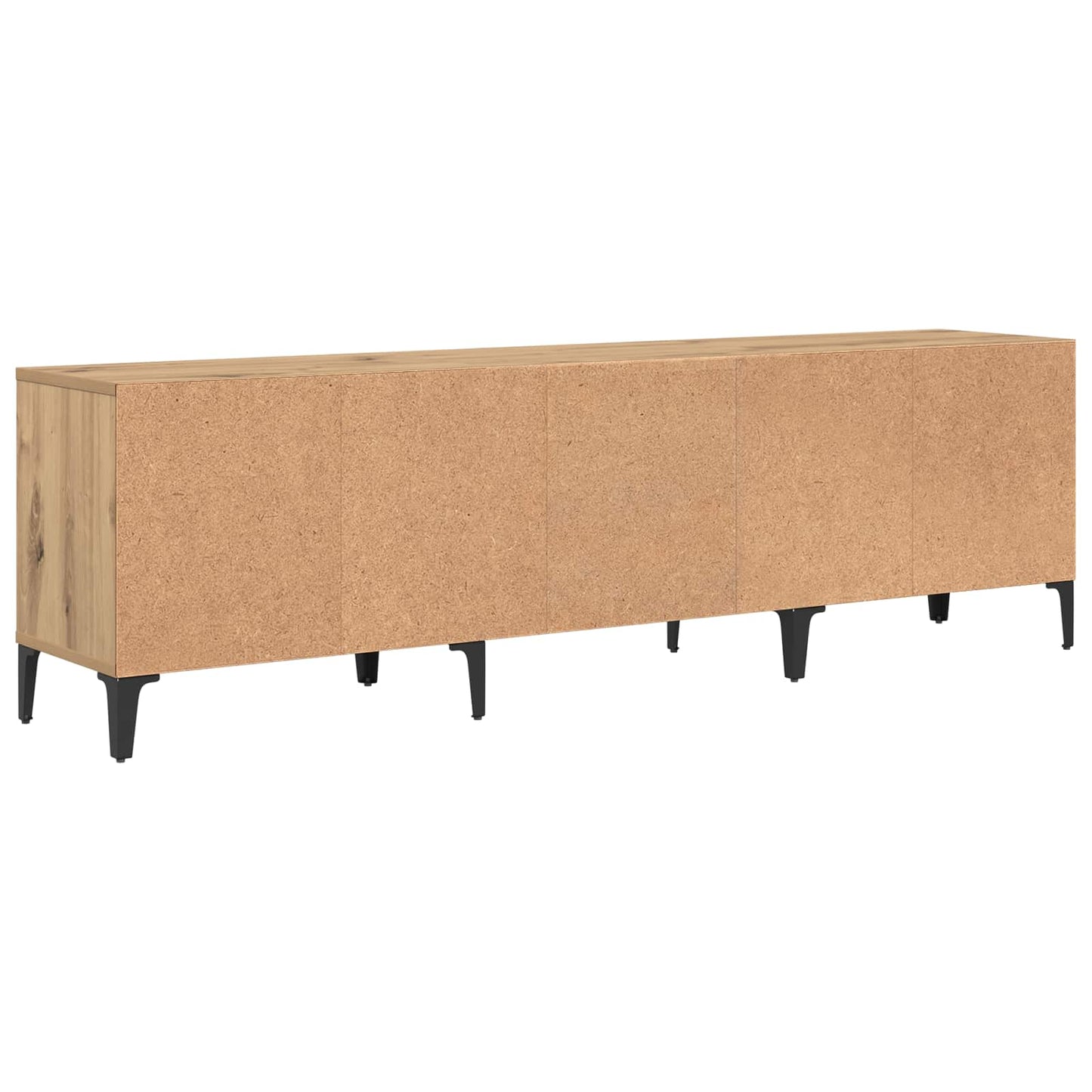 TV-skab 150 x 30 x 45 cm Artisan Egetræ Ingeniørt træ og jern
