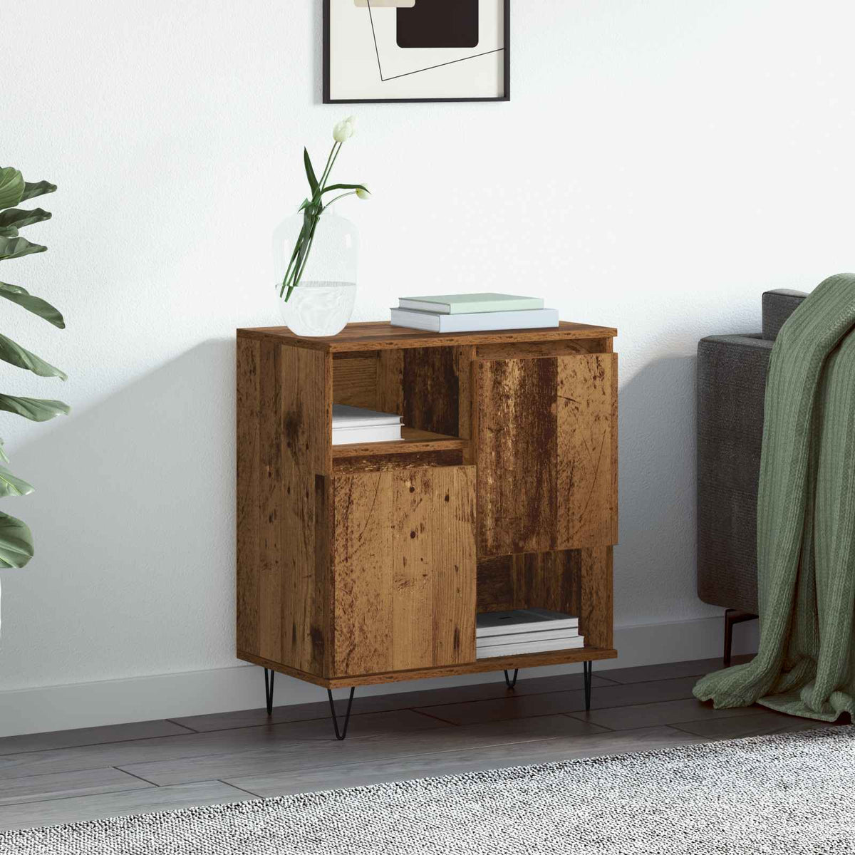 Sideboard Gammelt træ 60 x 35 x 70 cm