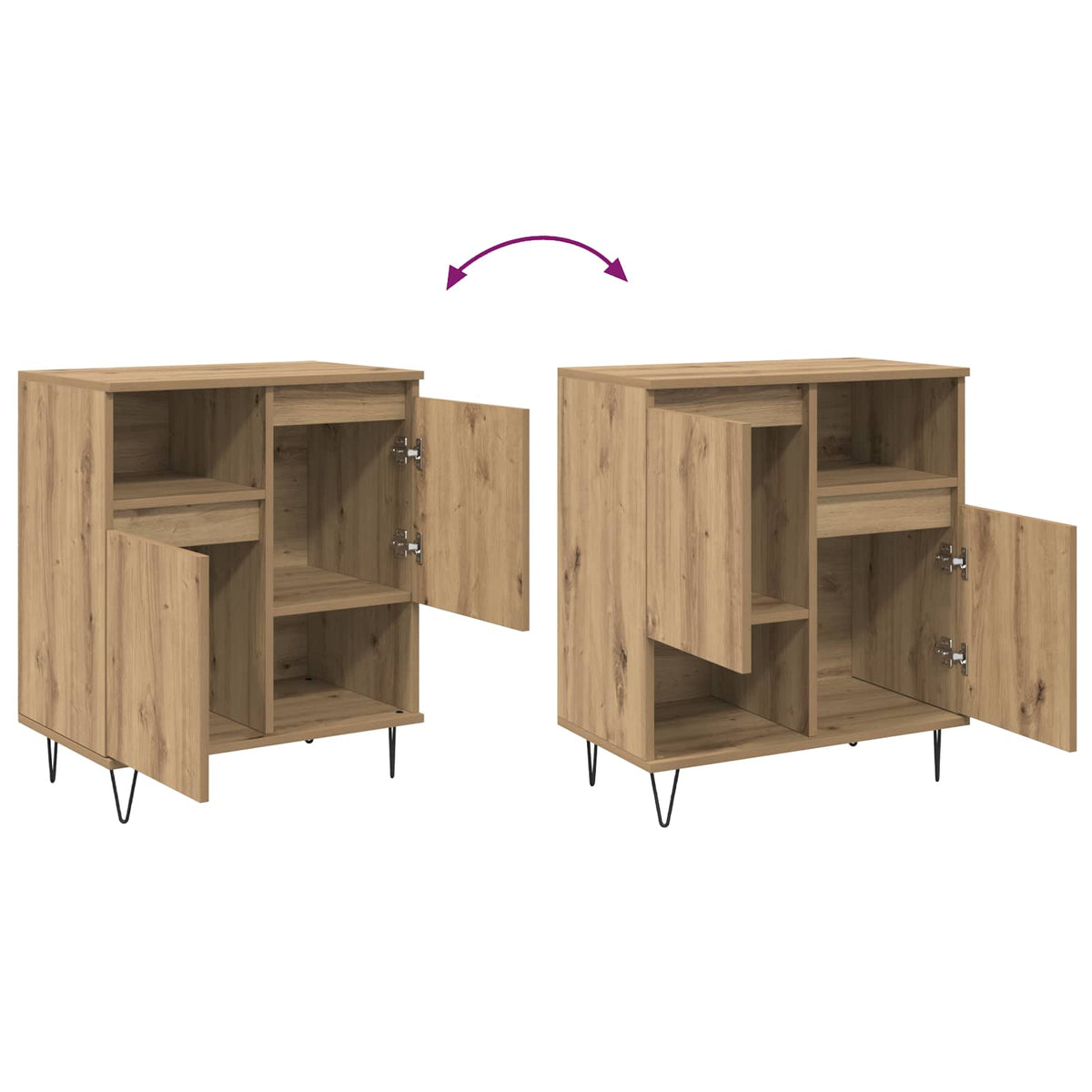 Sideboard Artisan Egetræ 60 x 35 x 70 cm