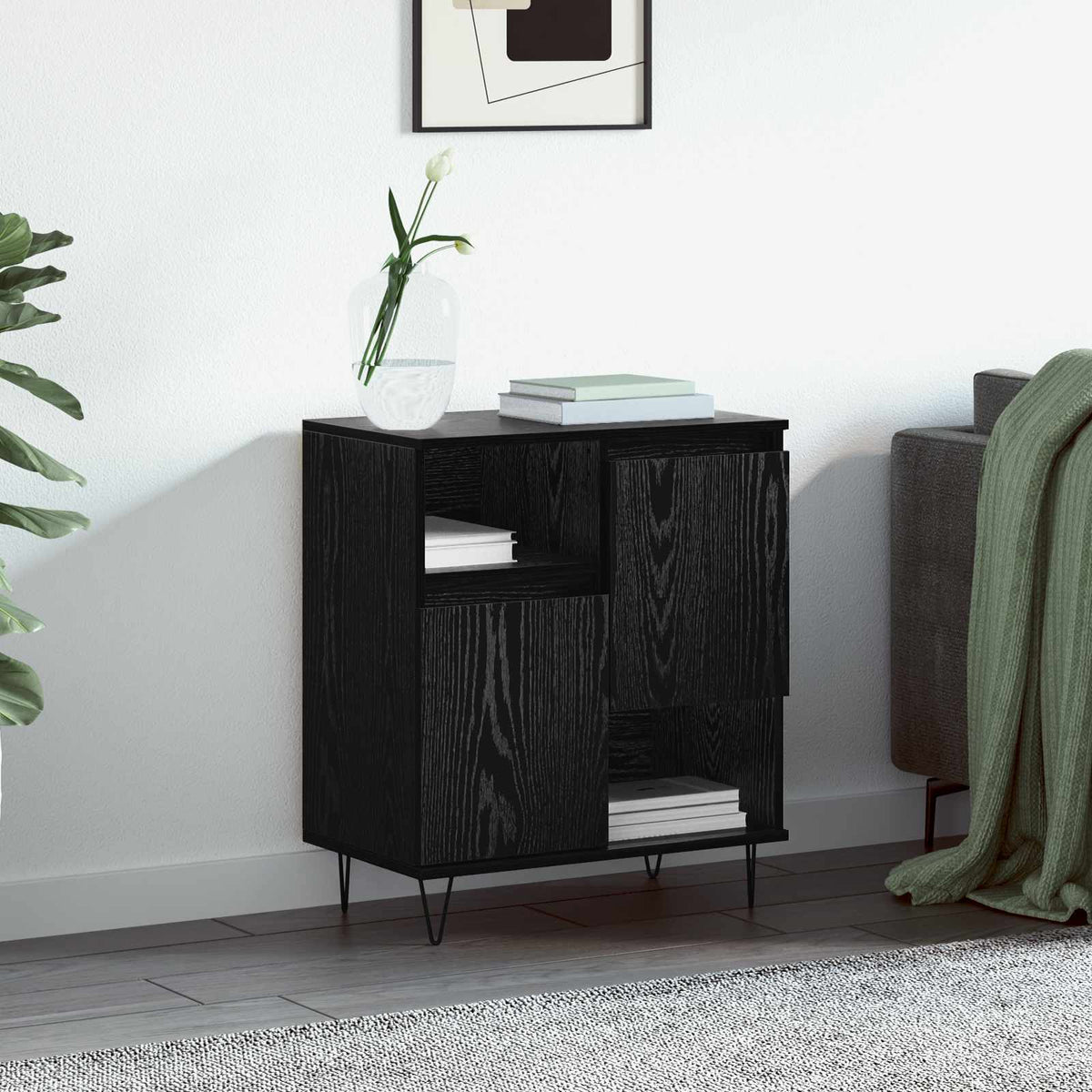 Sideboard Sort eg 60 x 35 x 70 cm