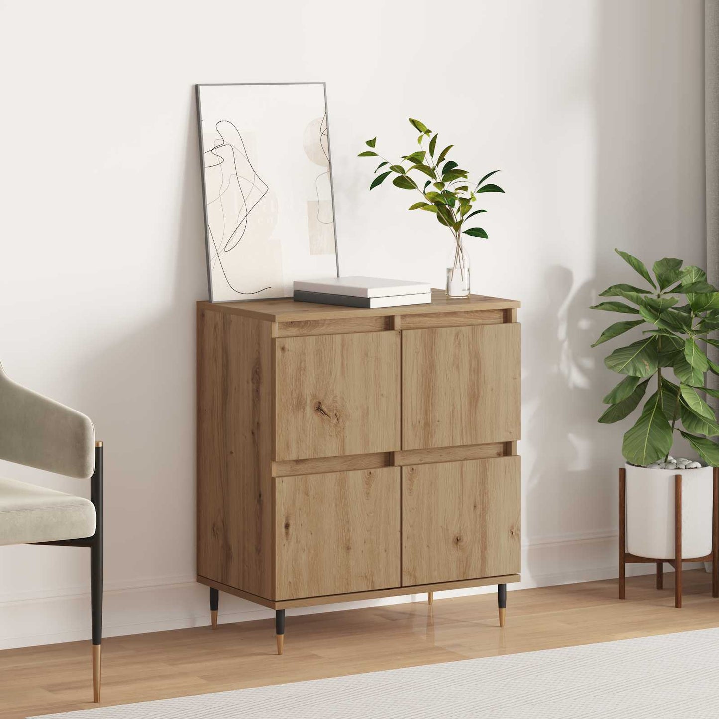 Sideboard Artisan Egetræ 60 x 35 x 70 cm