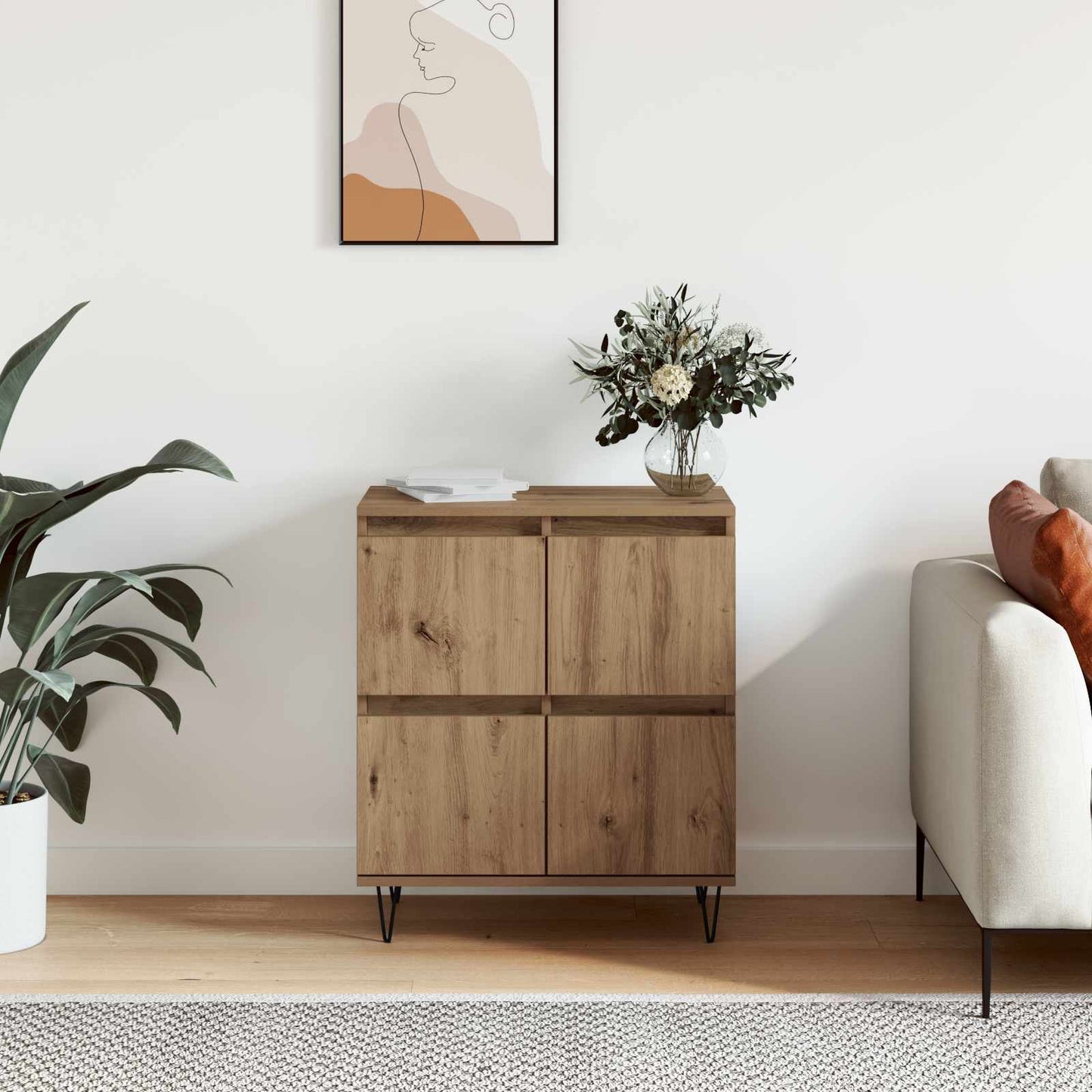 Sideboard Artisan Egetræ 60 x 35 x 70 cm