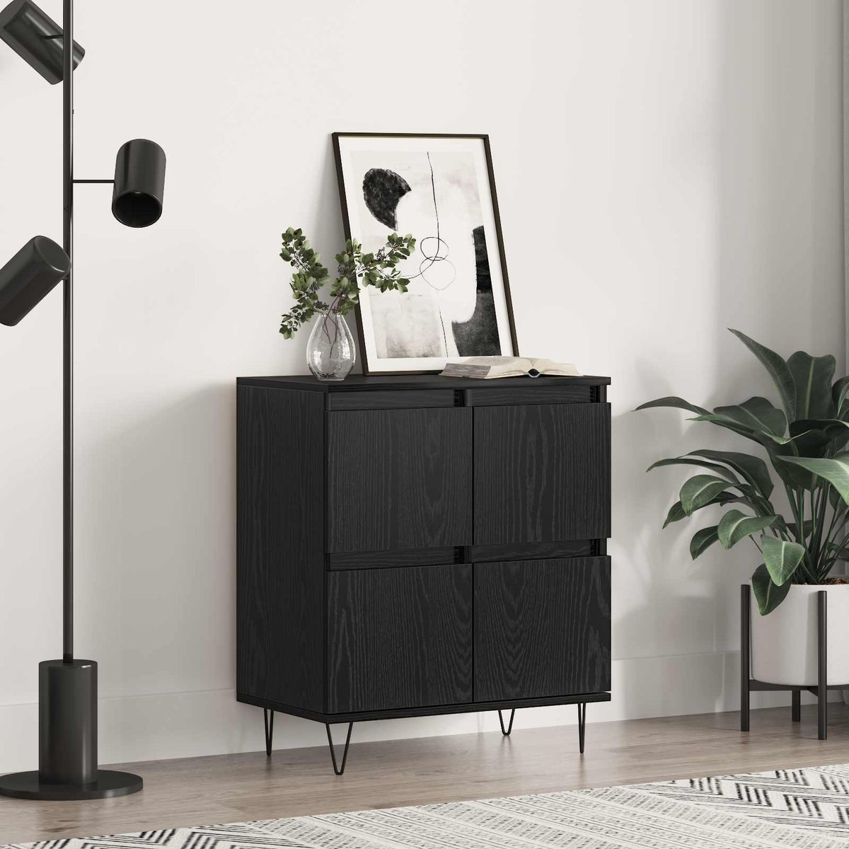 Sideboard Sort eg 60 x 35 x 70 cm