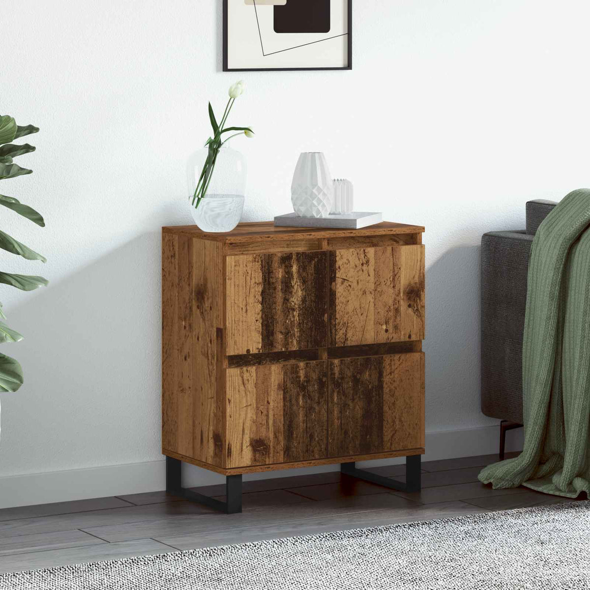 Sideboard Gammelt træ 60 x 35 x 70 cm