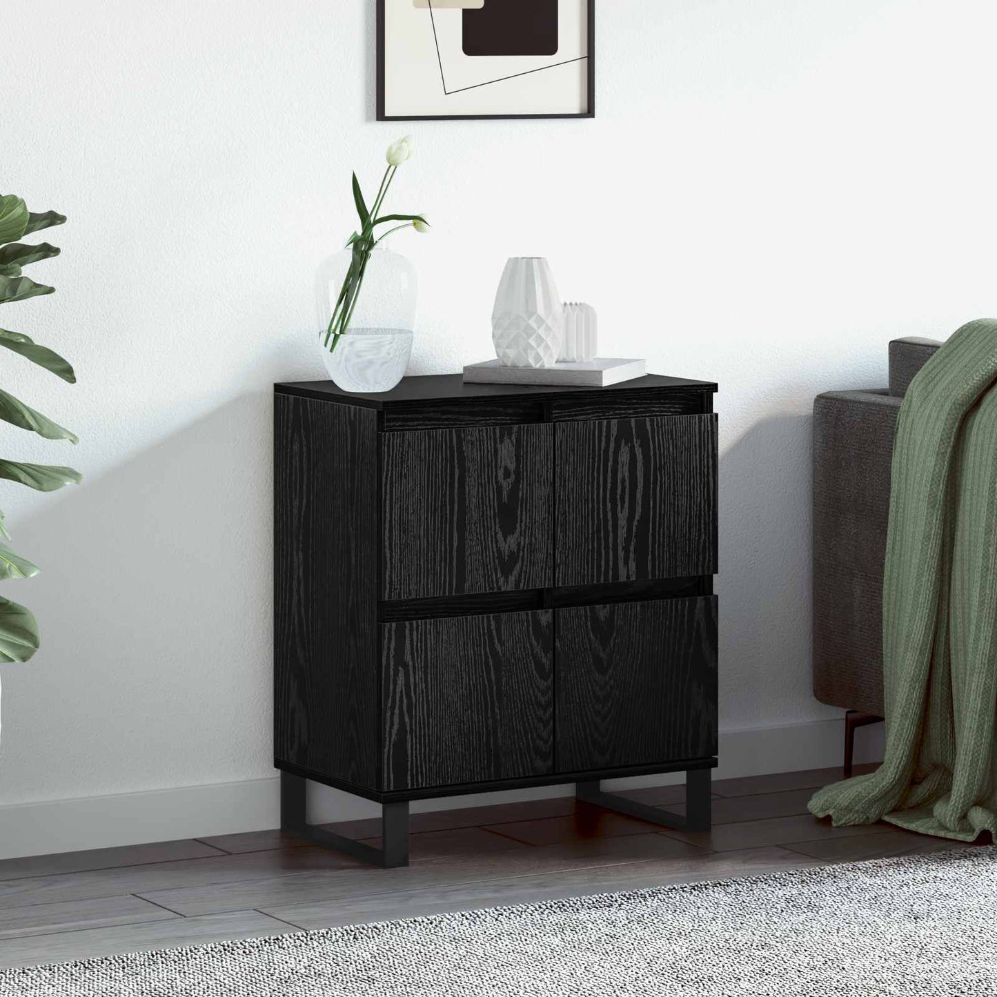 Sideboard Sort eg 60 x 35 x 70 cm