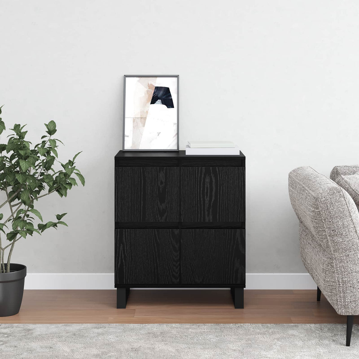Sideboard Sort eg 60 x 35 x 70 cm
