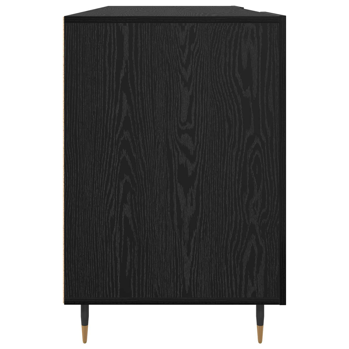 Bord Sort eg Konstrueret træ 140 x 50 x 75 cm