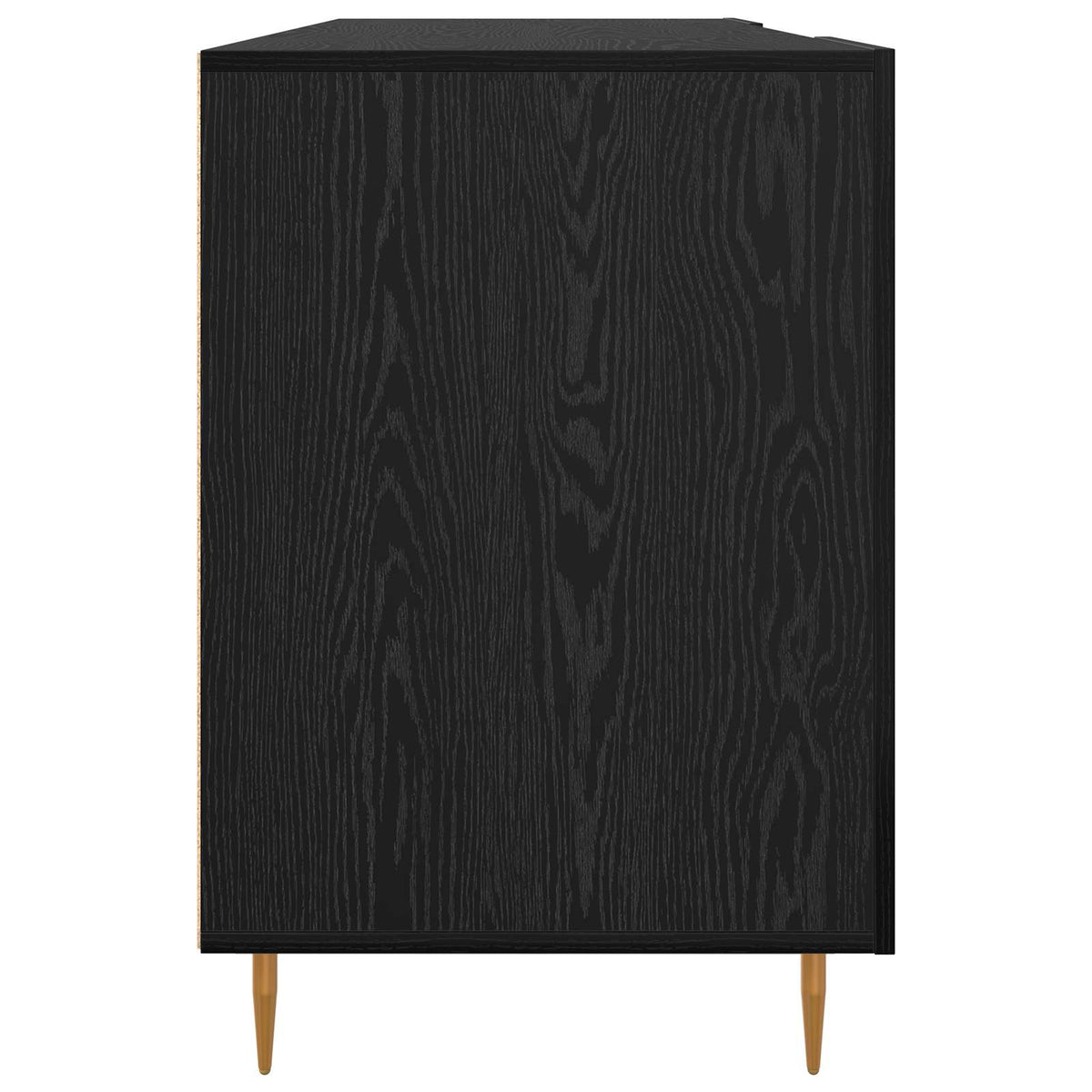Bord Sort eg Konstrueret træ 140 x 50 x 75 cm