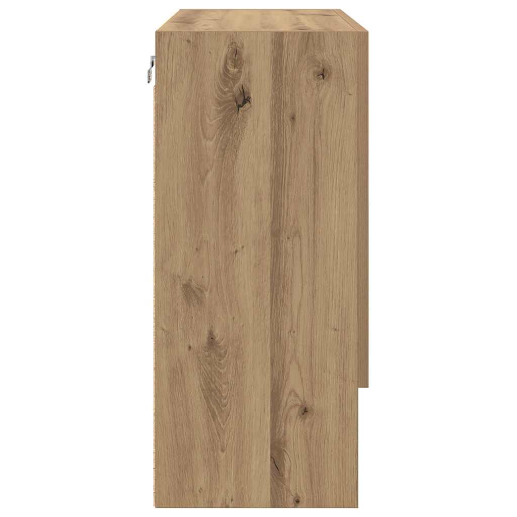 Vægmonteret skab 60 x 31 x 70 cm Konstrueret træ Artisan Egetræ