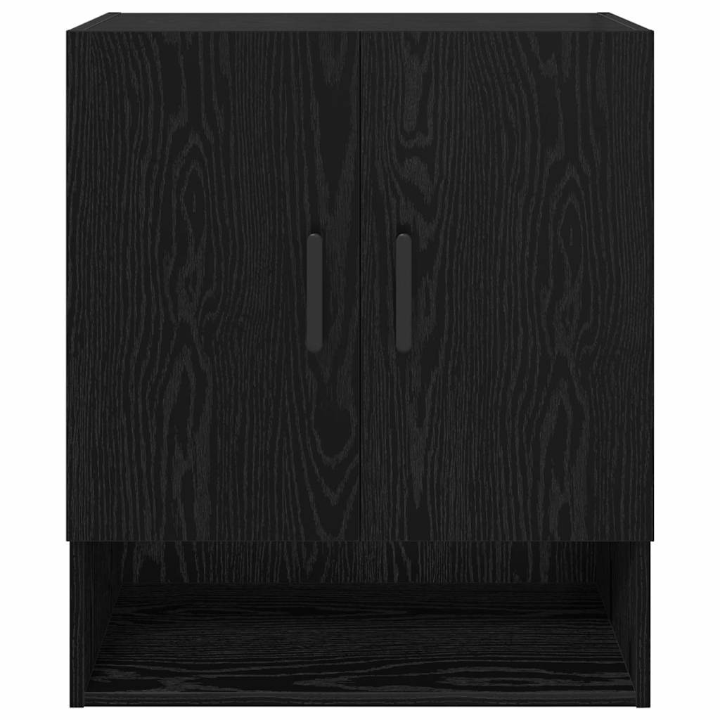 Vægmonteret skab 60 x 31 x 70 cm Konstrueret træ Sort eg