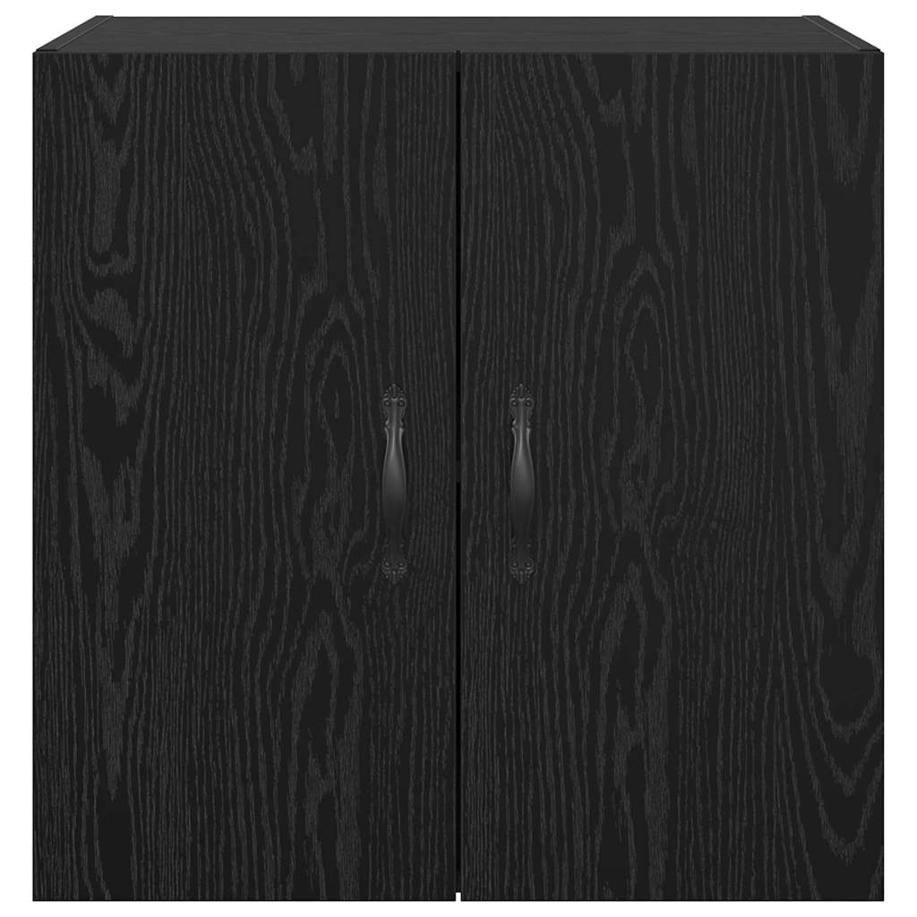 Vægmonteret skab 60 x 31 x 60 cm Konstrueret træ Sort eg