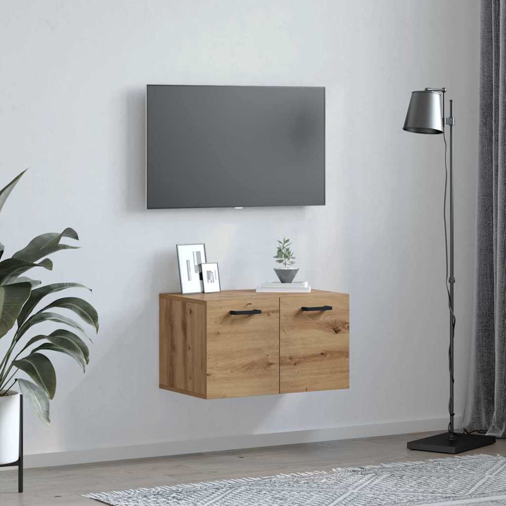 Vægmonteret skab 60 x 36,5 x 35 cm Konstrueret træ