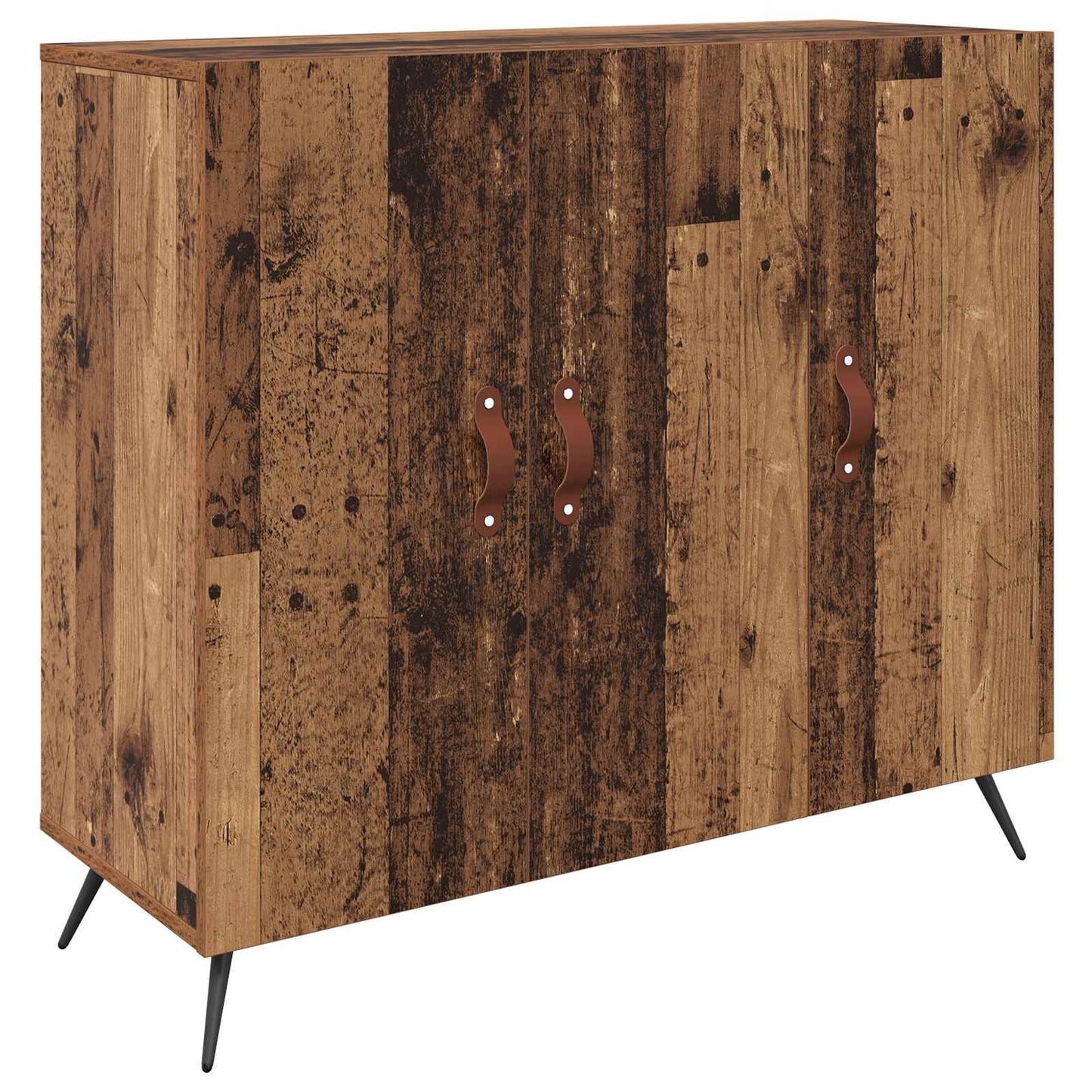 Sideboard Gammelt træ 89,5 x 34 x 80 cm Konstrueret træ