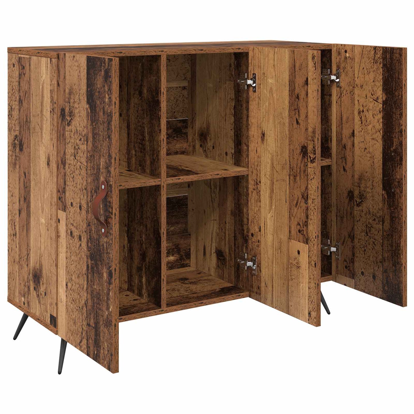 Sideboard Gammelt træ 89,5 x 34 x 80 cm Konstrueret træ
