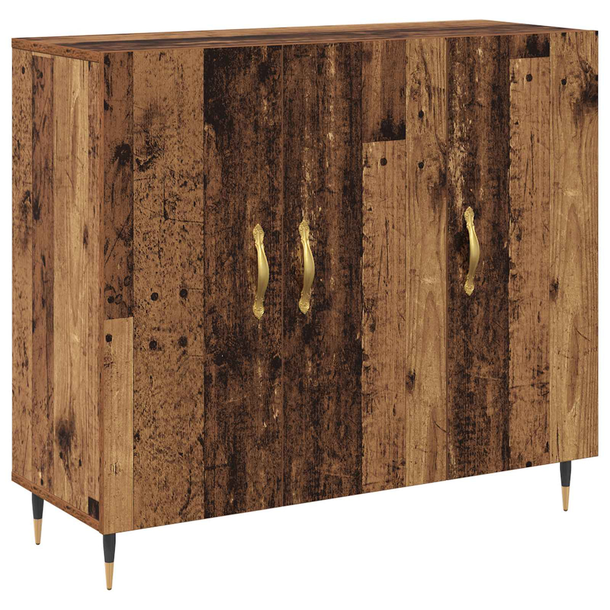 Sideboard Gammelt træ 90 x 34 x 80 cm Konstrueret træ
