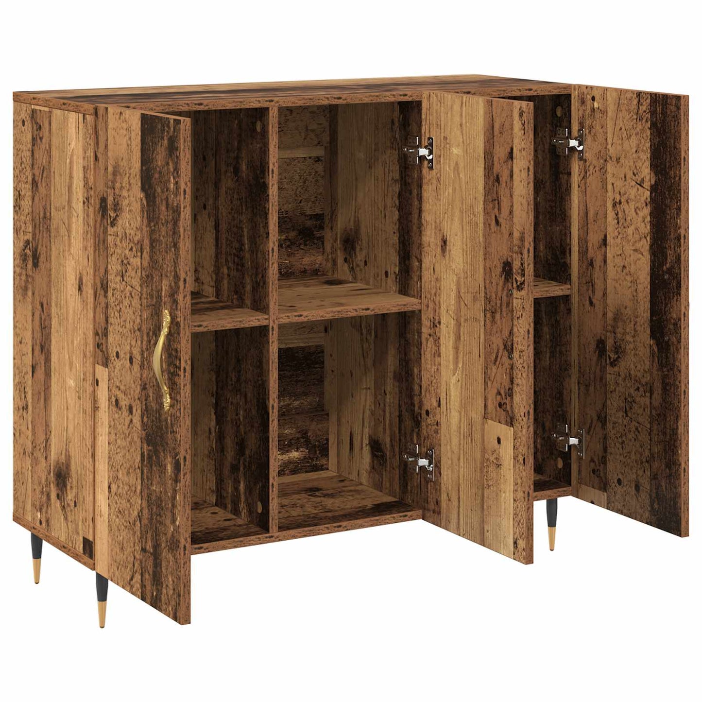 Sideboard Gammelt træ 90 x 34 x 80 cm Konstrueret træ