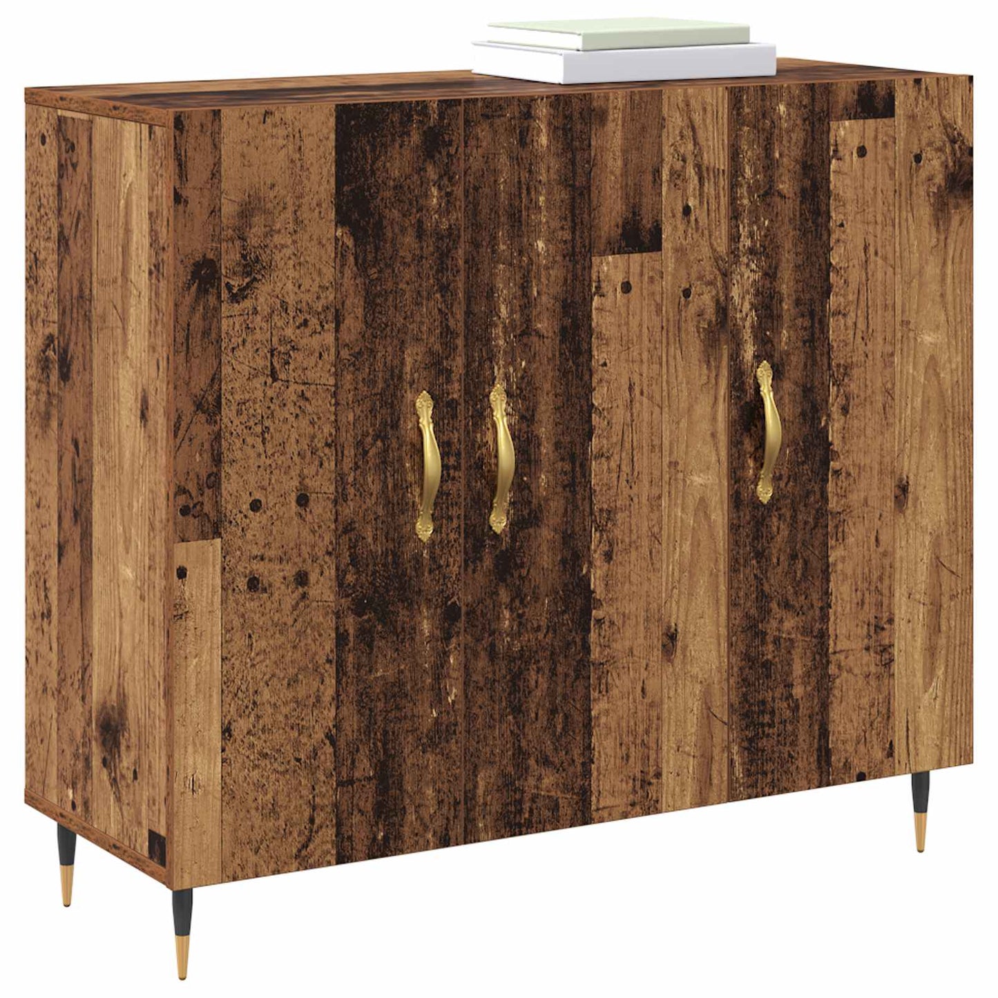 Sideboard Gammelt træ 90 x 34 x 80 cm Konstrueret træ